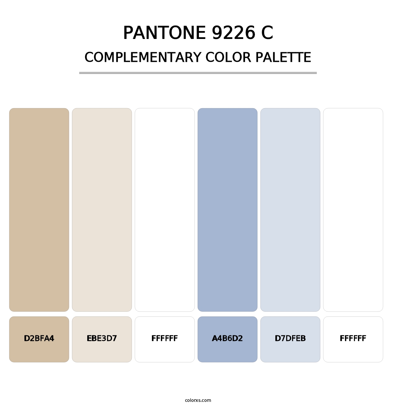 PANTONE 9226 C - Complementary Color Palette