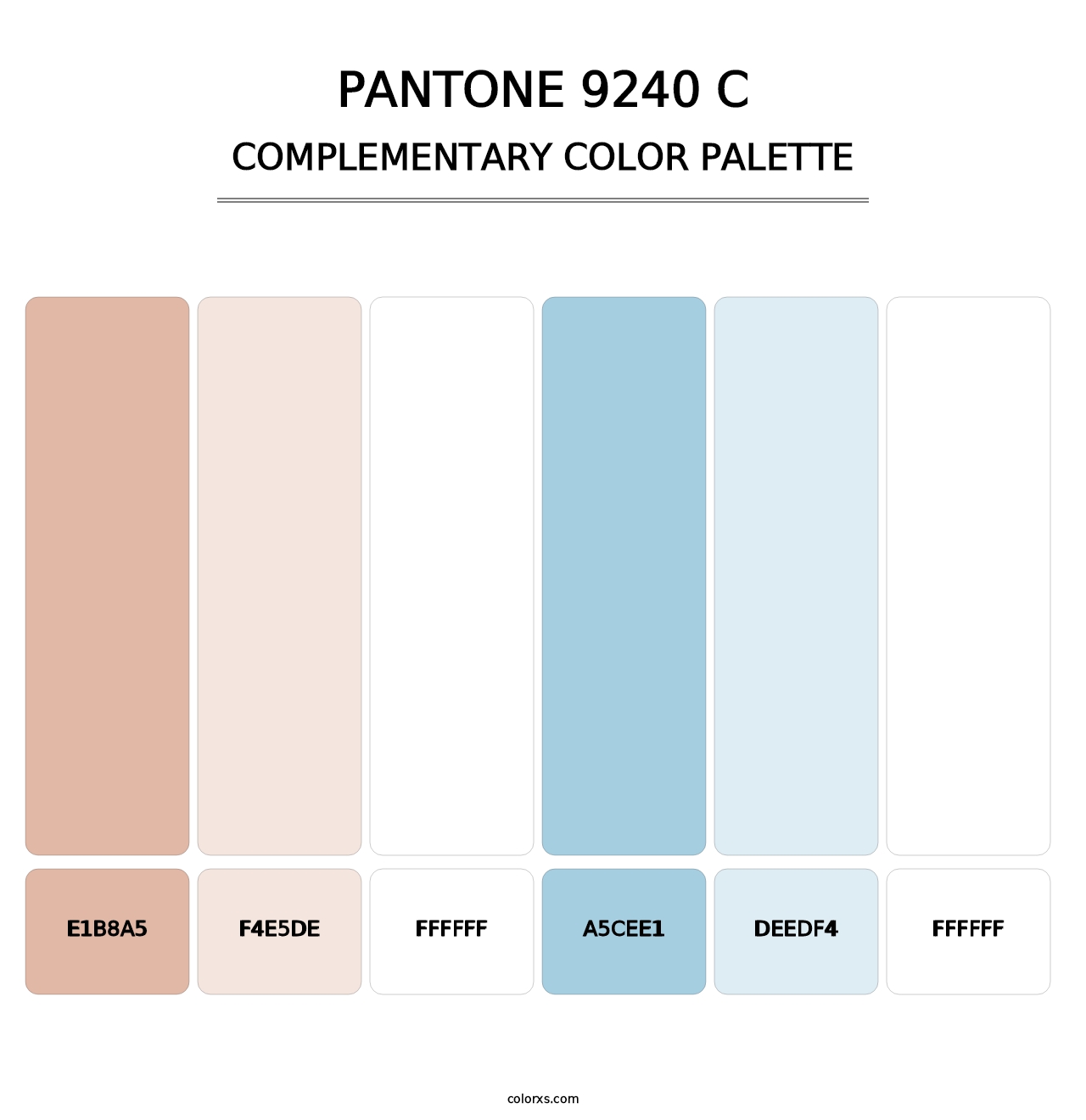 PANTONE 9240 C - Complementary Color Palette