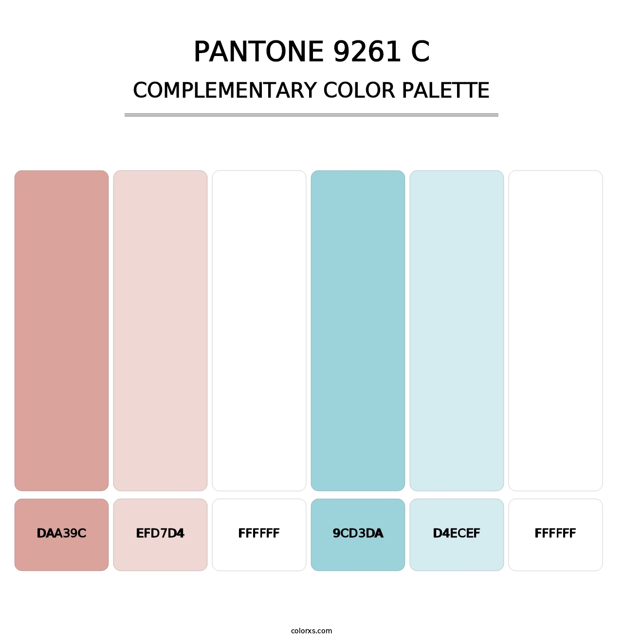PANTONE 9261 C - Complementary Color Palette