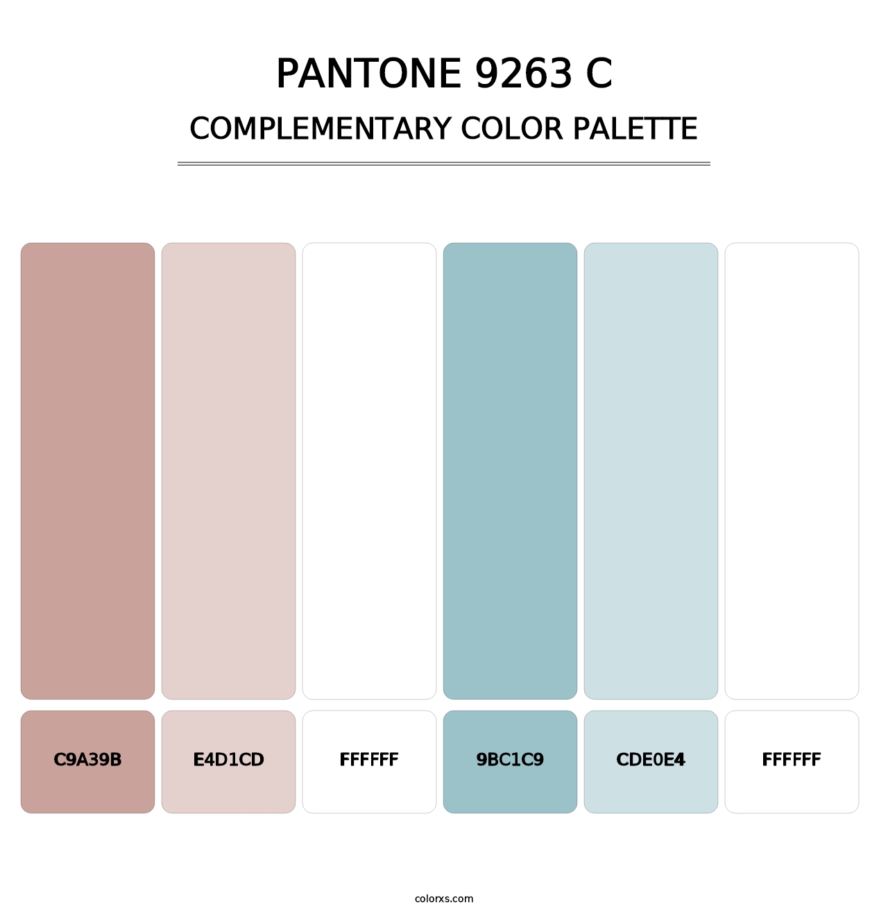 PANTONE 9263 C - Complementary Color Palette
