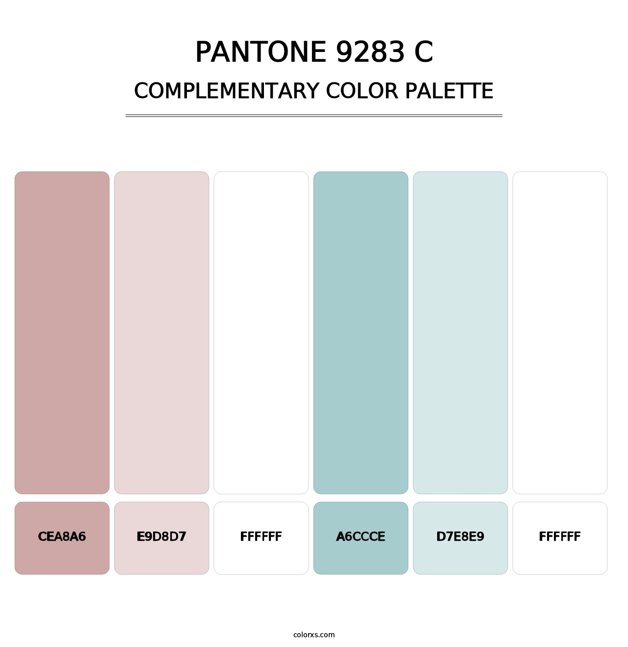 PANTONE 9283 C - Complementary Color Palette