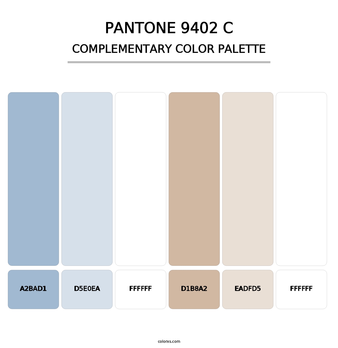 PANTONE 9402 C - Complementary Color Palette