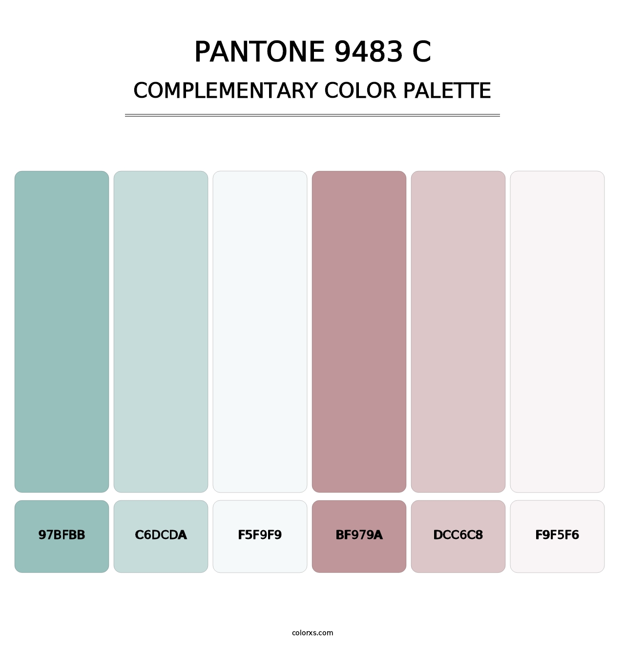 PANTONE 9483 C - Complementary Color Palette