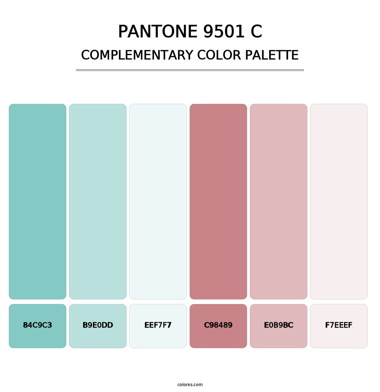 PANTONE 9501 C - Complementary Color Palette