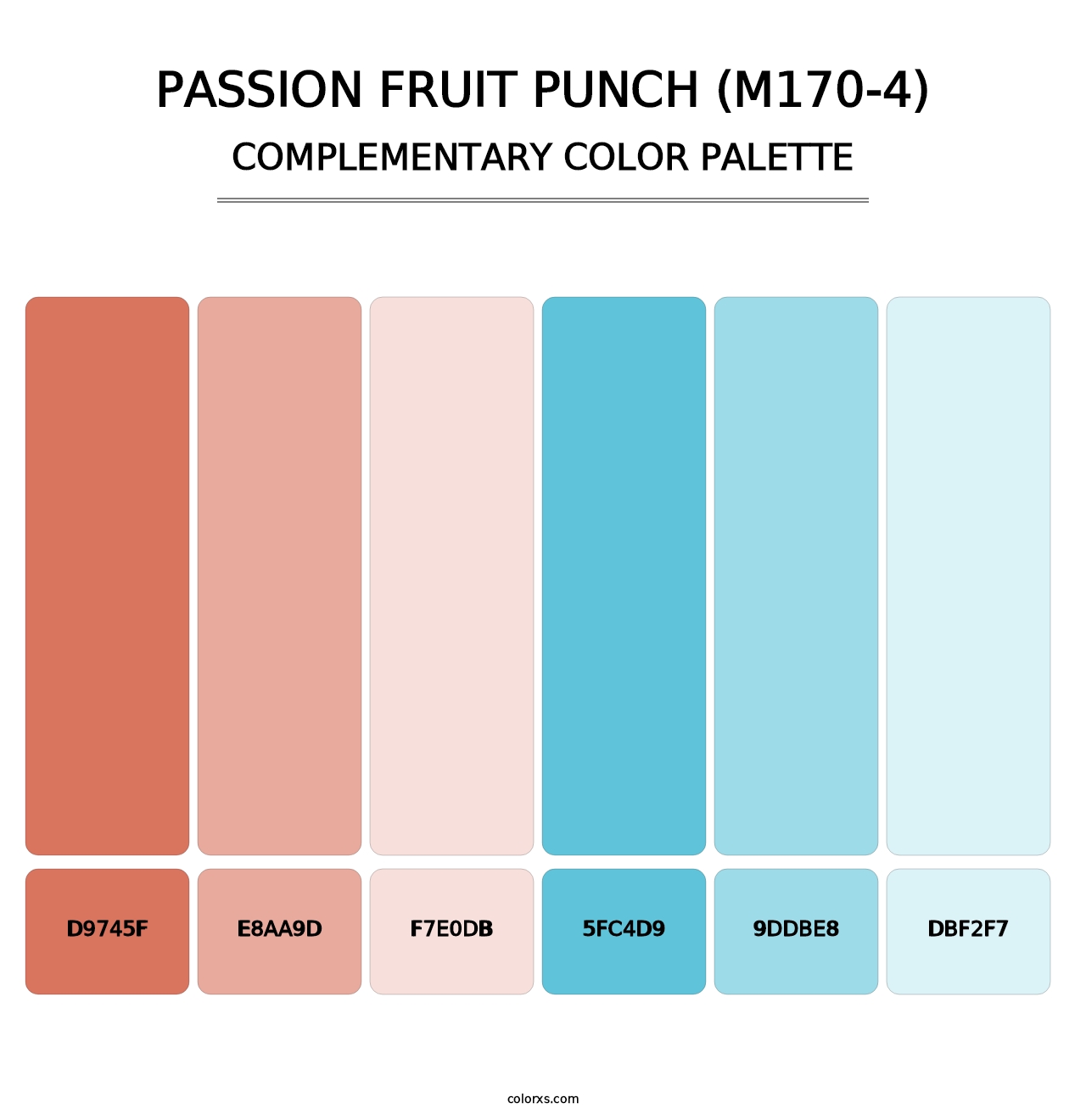 Passion Fruit Punch (M170-4) - Complementary Color Palette