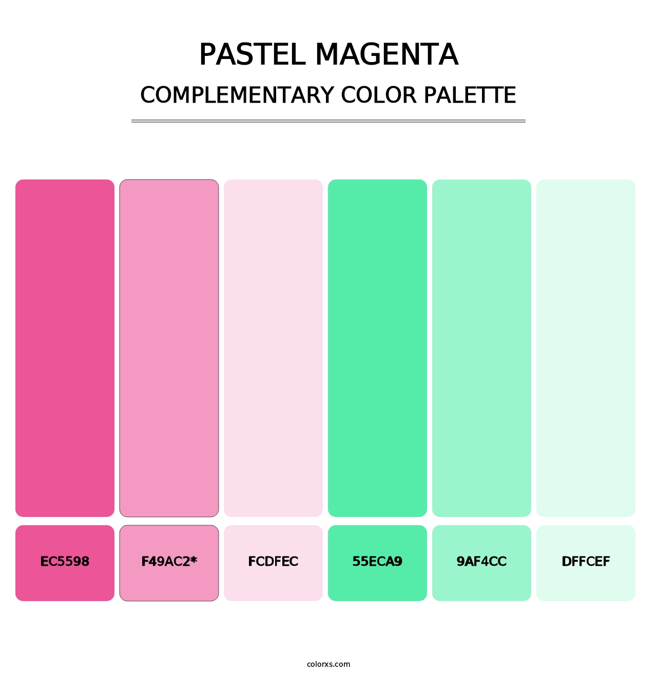 Pastel Magenta - Complementary Color Palette