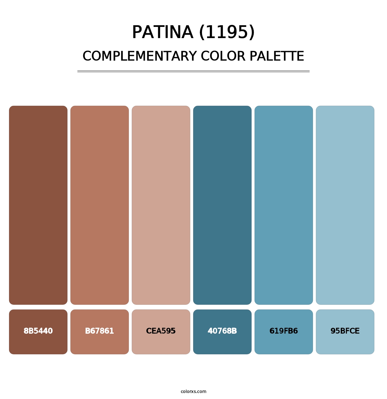 Patina (1195) - Complementary Color Palette