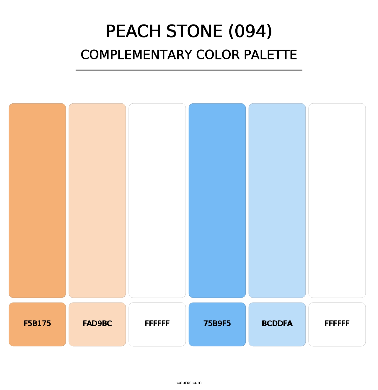 Peach Stone (094) - Complementary Color Palette