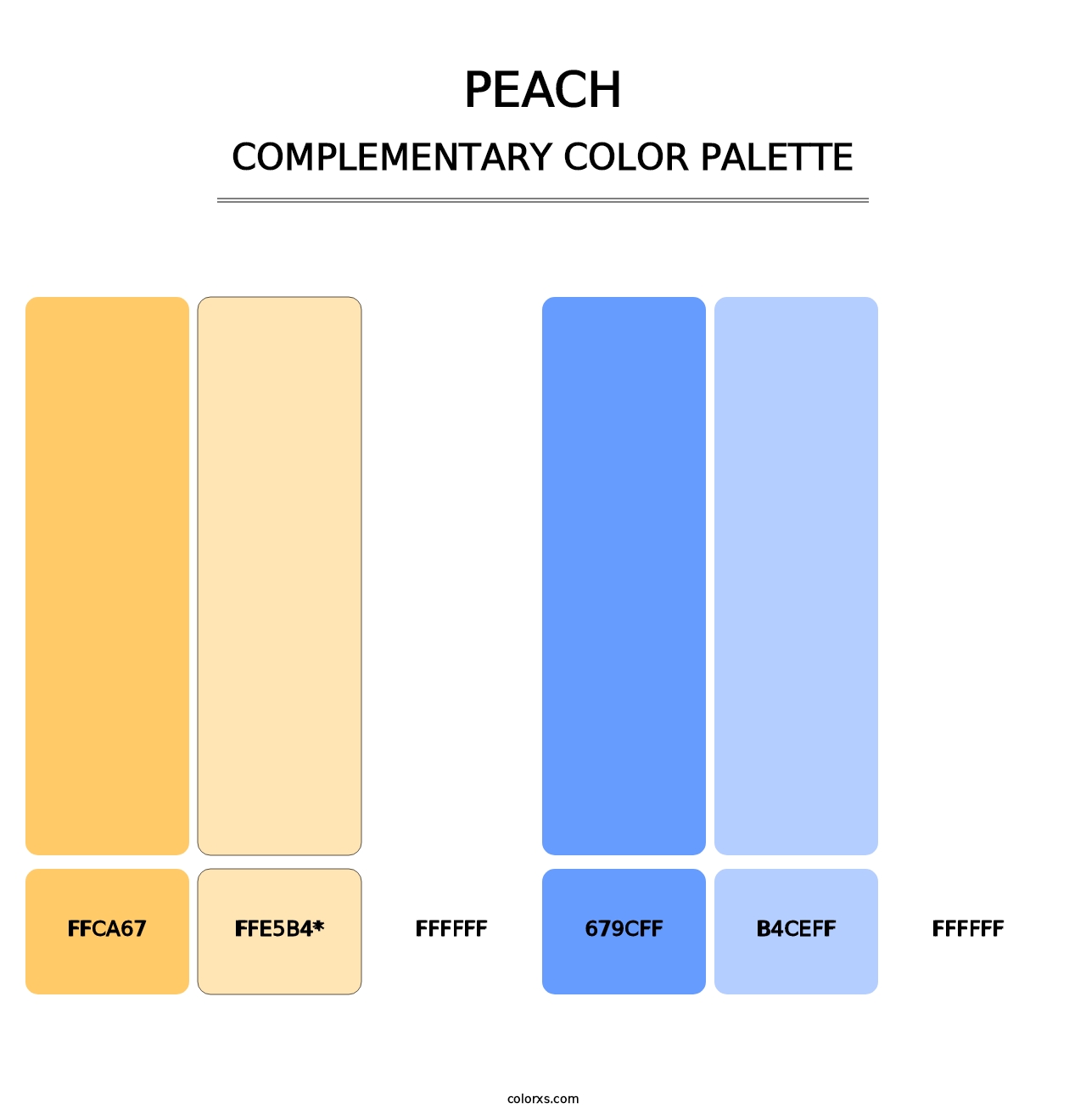 Peach - Complementary Color Palette