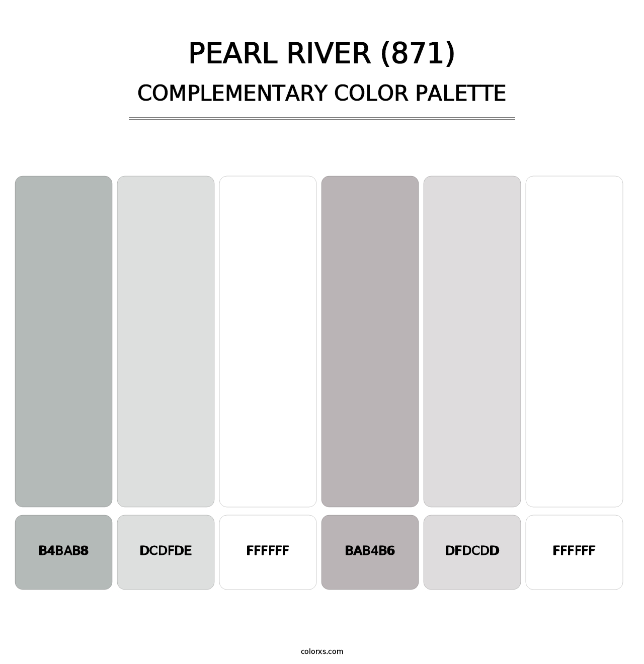Pearl River (871) - Complementary Color Palette