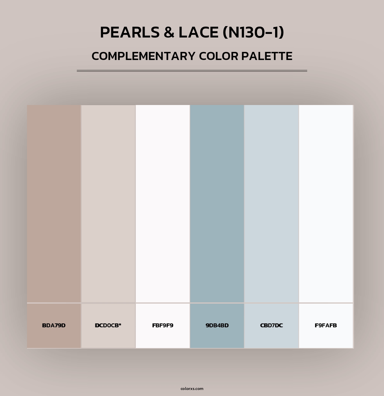 Pearls & Lace (N130-1) - Complementary Color Palette