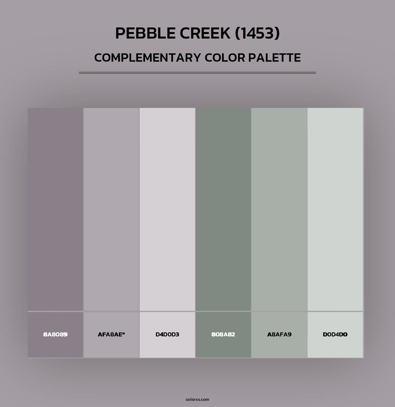 Pebble Creek (1453) - Complementary Color Palette