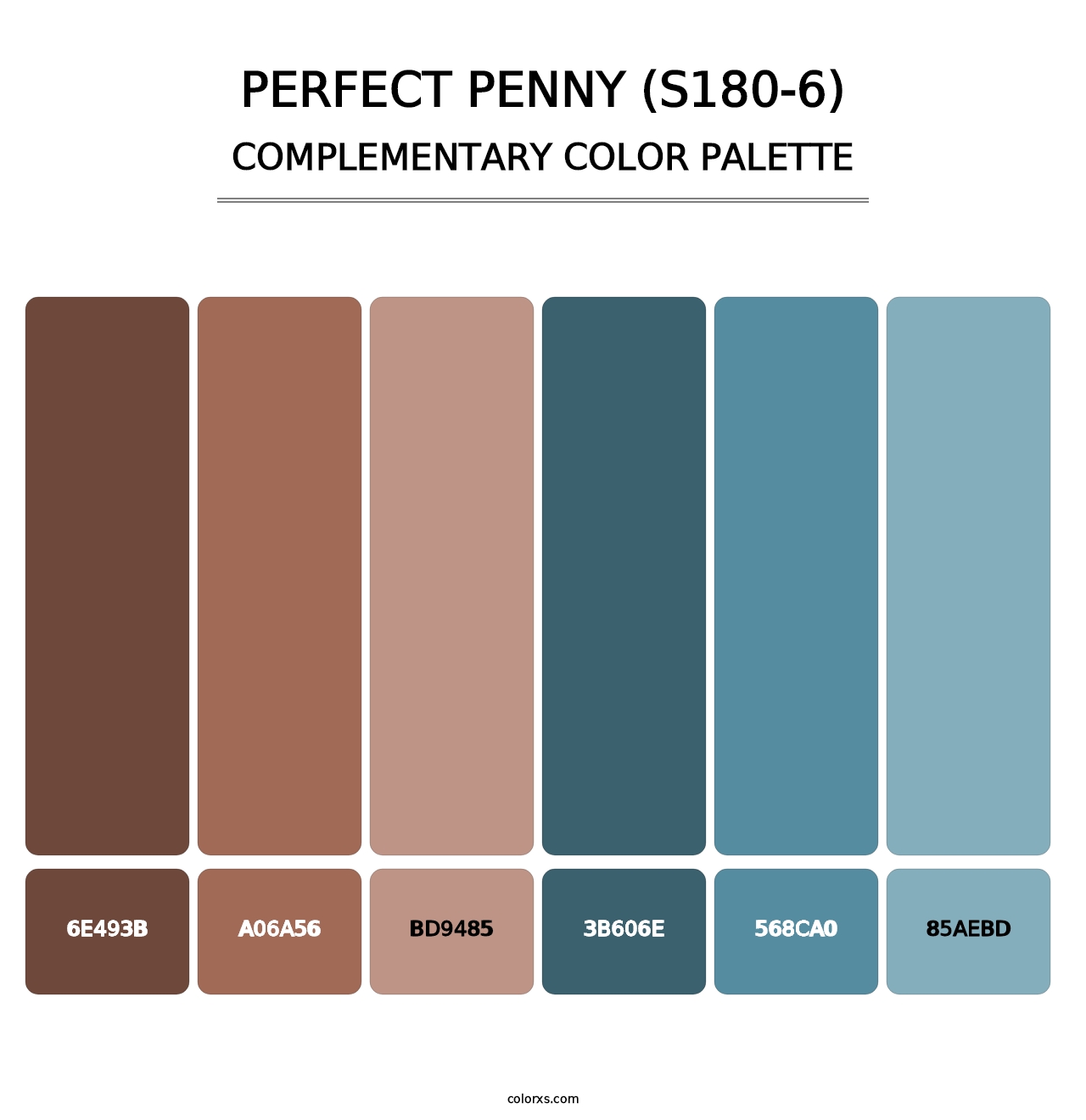 Perfect Penny (S180-6) - Complementary Color Palette