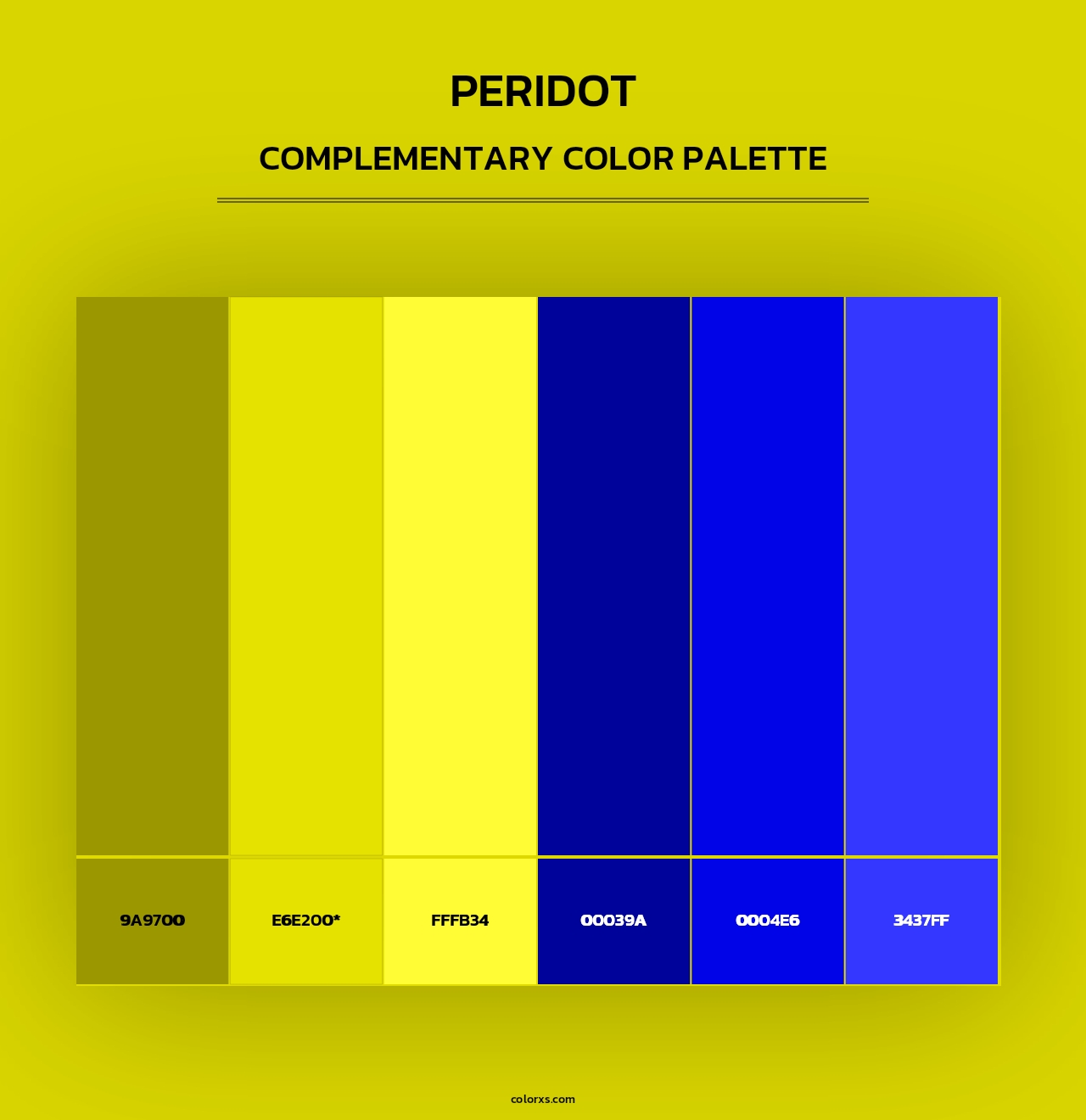Peridot - Complementary Color Palette