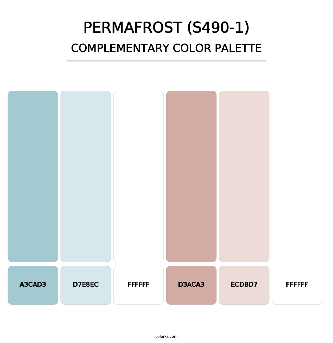 Permafrost (S490-1) - Complementary Color Palette