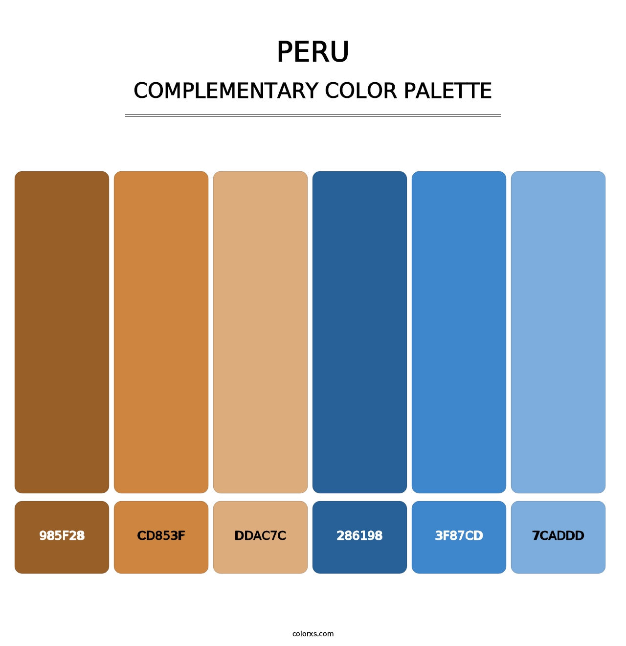 Peru - Complementary Color Palette