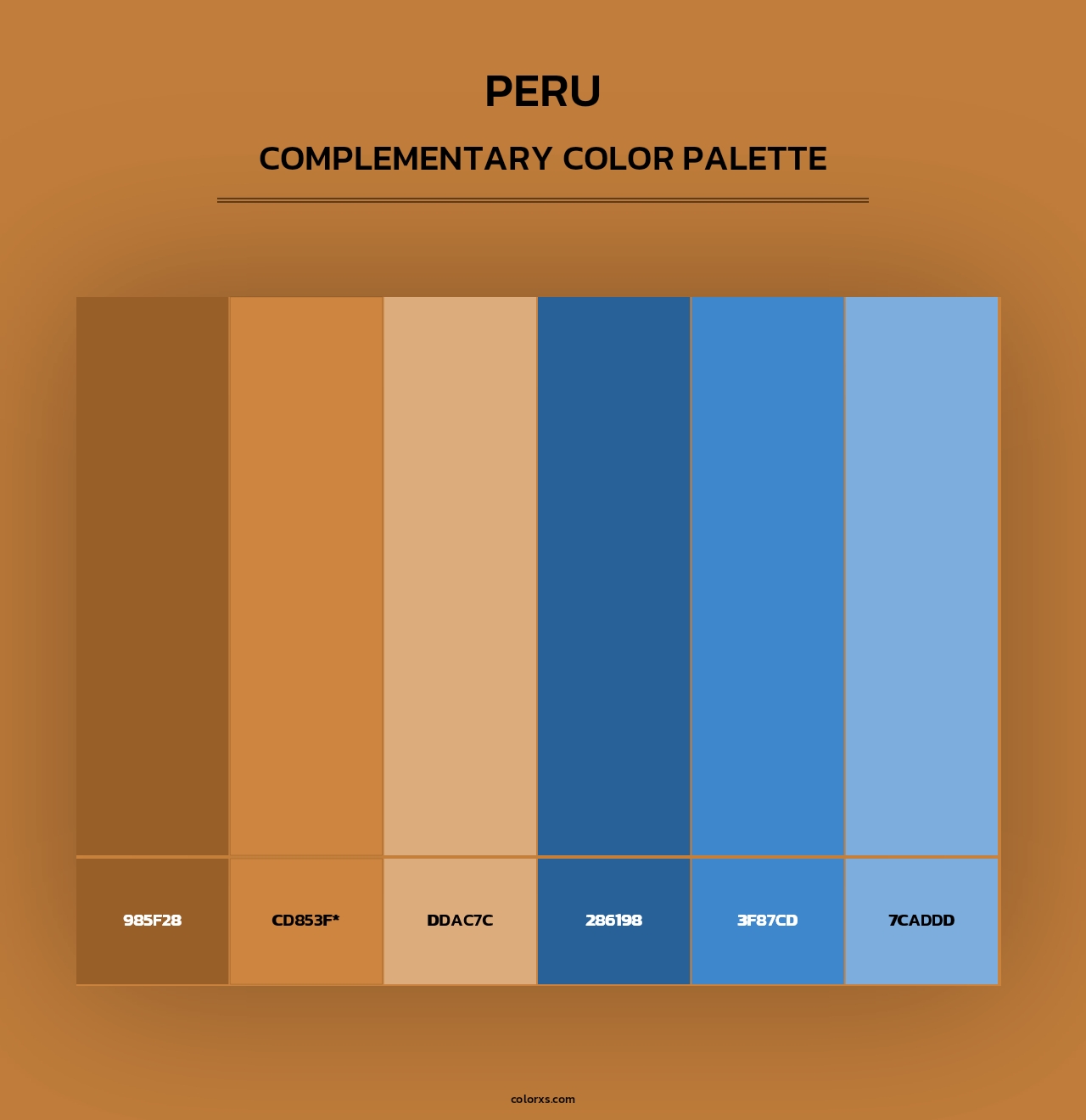 Peru - Complementary Color Palette