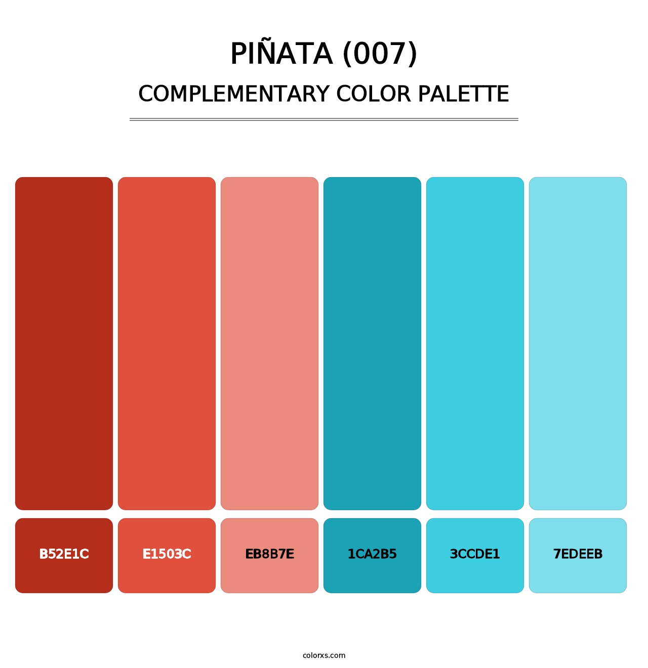 Piñata (007) - Complementary Color Palette
