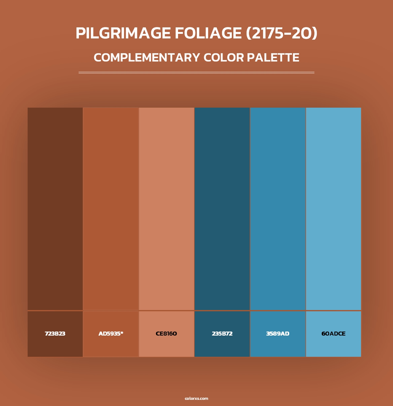 Pilgrimage Foliage (2175-20) - Complementary Color Palette