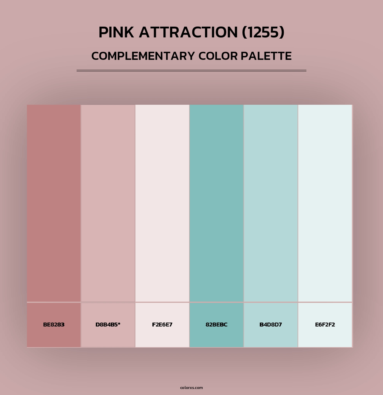 Pink Attraction (1255) - Complementary Color Palette