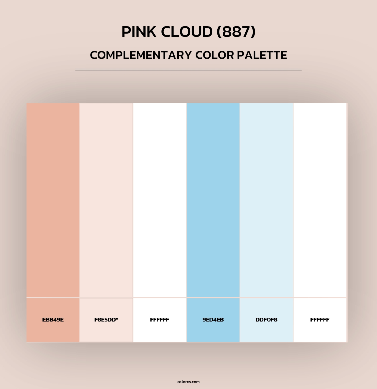 Pink Cloud (887) - Complementary Color Palette