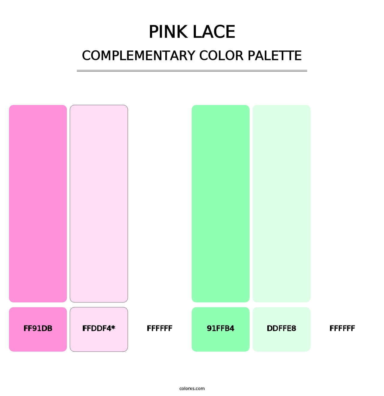 Pink Lace - Complementary Color Palette