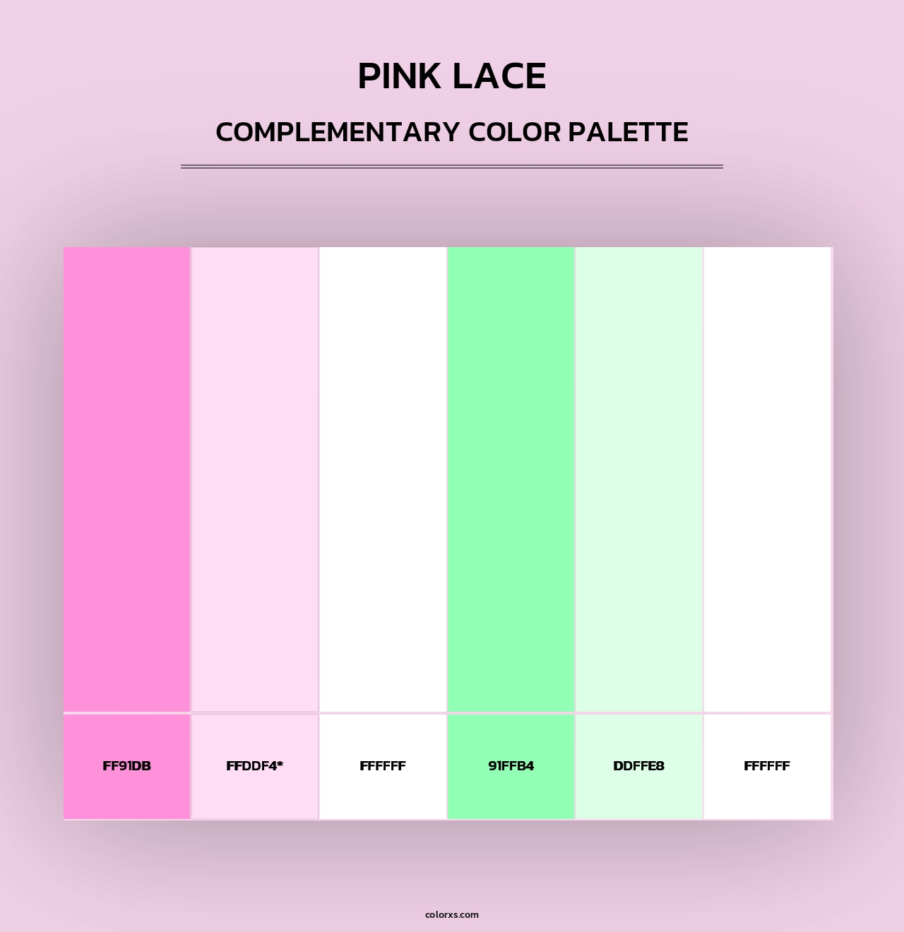 Pink Lace - Complementary Color Palette