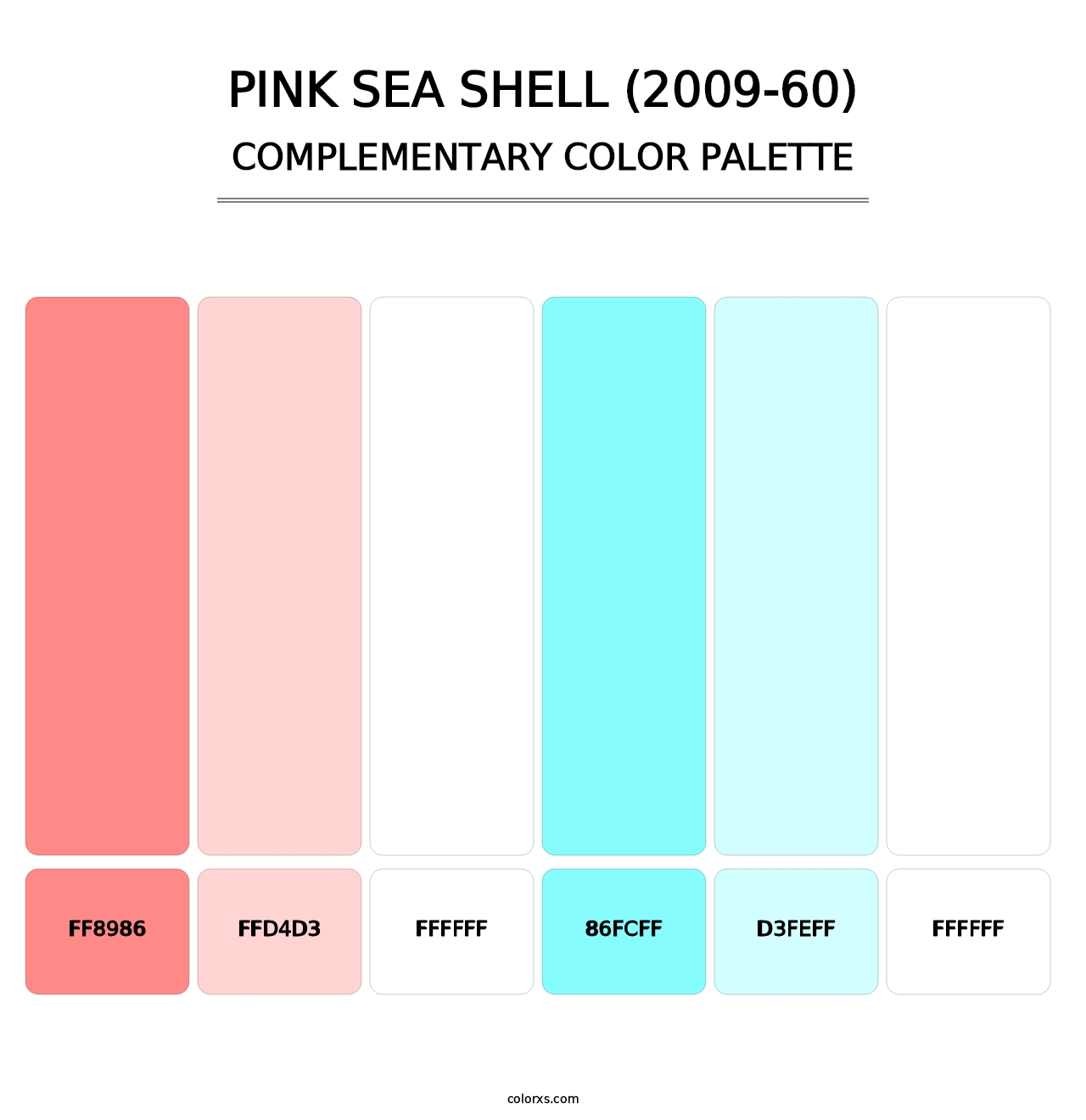 Pink Sea Shell (2009-60) - Complementary Color Palette