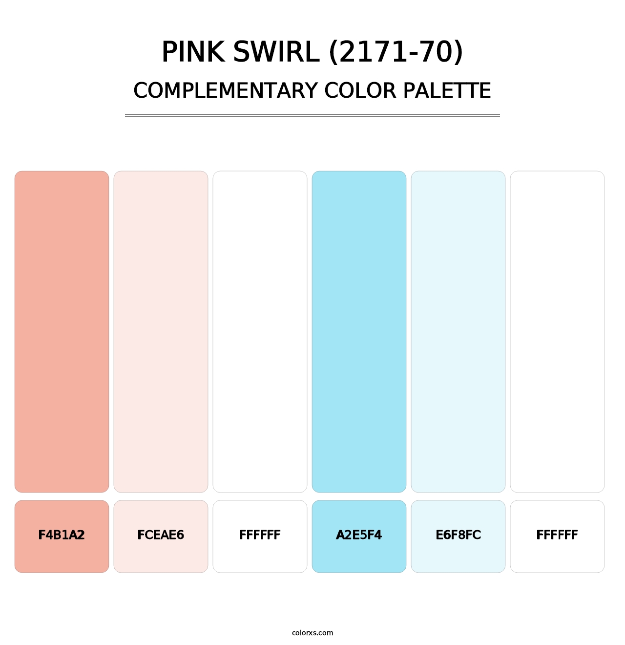Pink Swirl (2171-70) - Complementary Color Palette