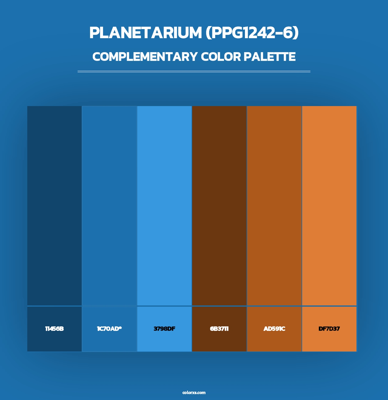 Planetarium (PPG1242-6) - Complementary Color Palette