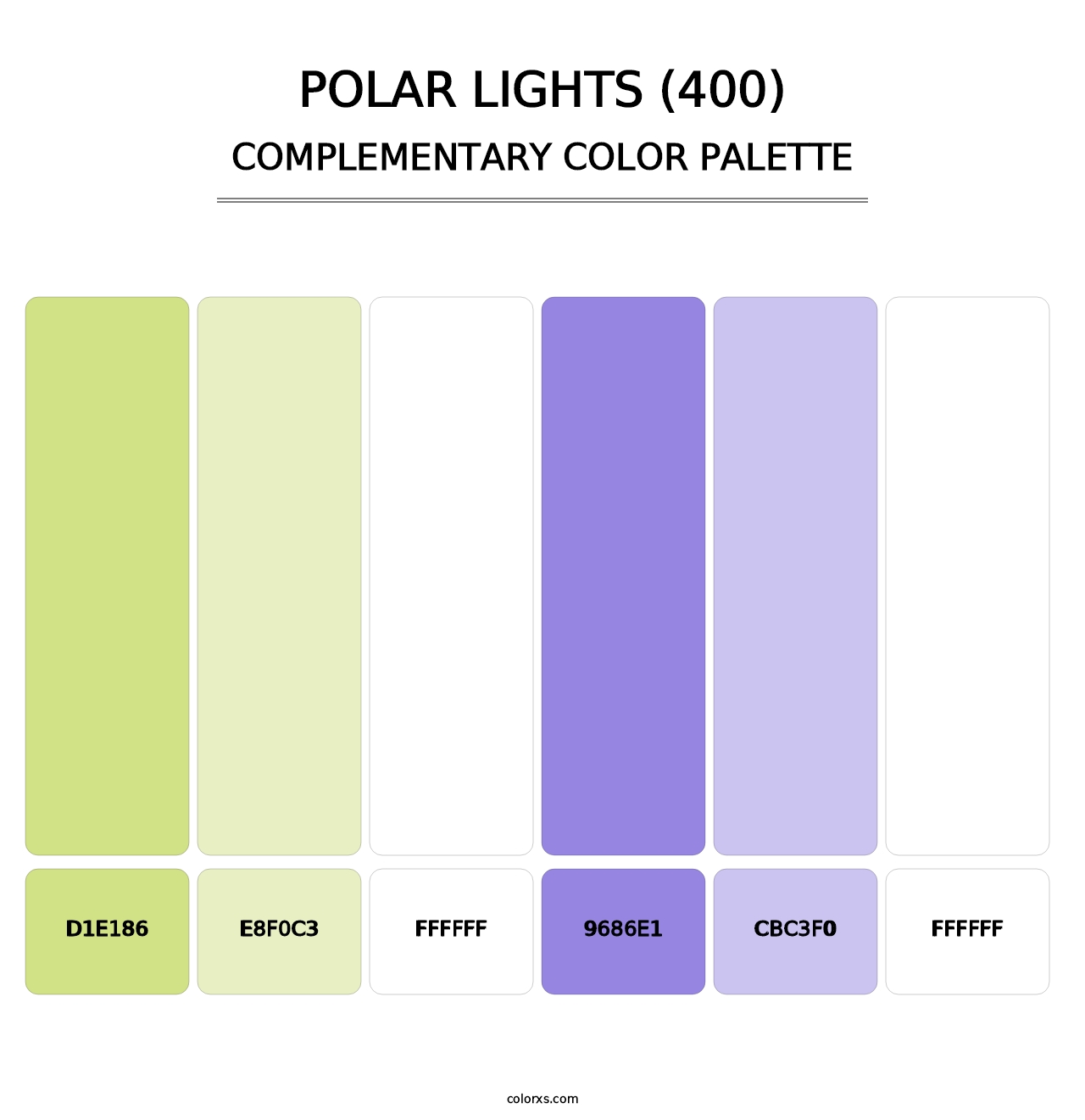 Polar Lights (400) - Complementary Color Palette