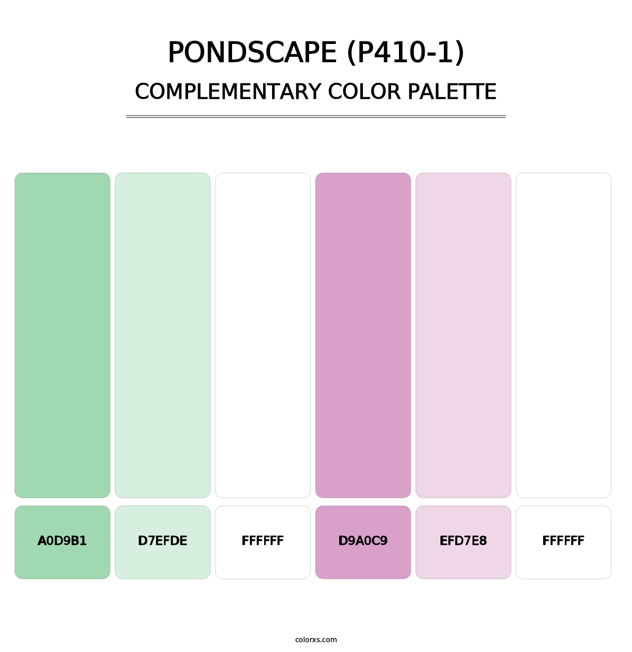 Pondscape (P410-1) - Complementary Color Palette