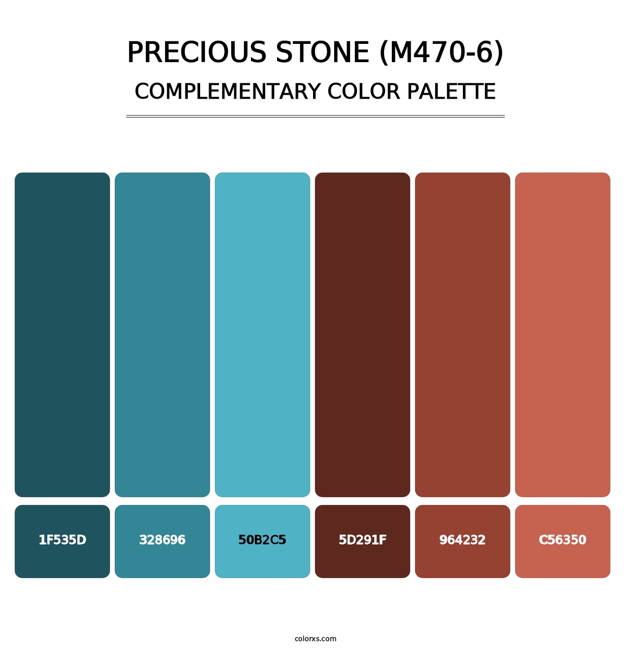 Precious Stone (M470-6) - Complementary Color Palette