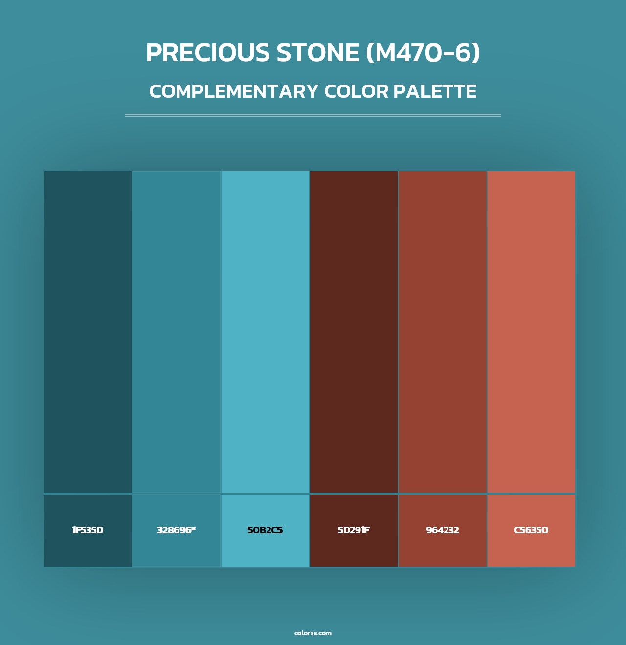 Precious Stone (M470-6) - Complementary Color Palette