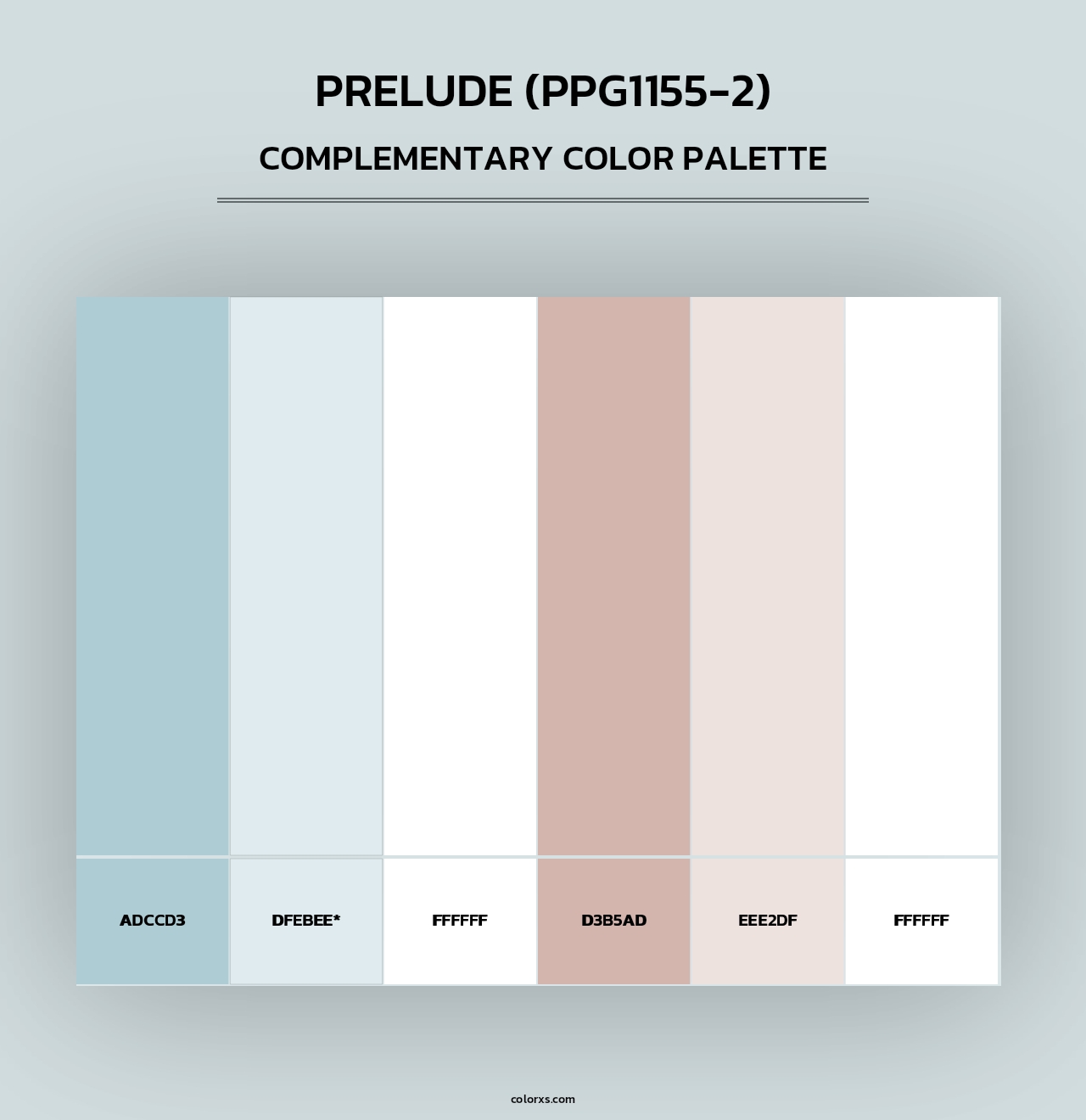 Prelude (PPG1155-2) - Complementary Color Palette