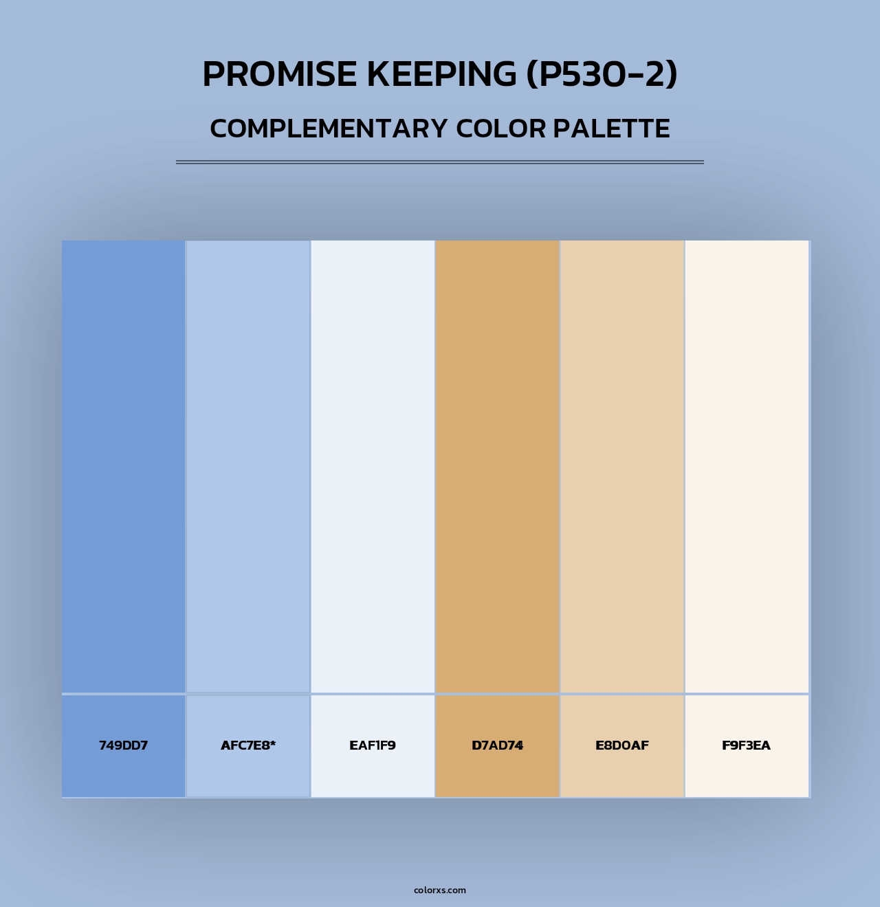 Promise Keeping (P530-2) - Complementary Color Palette
