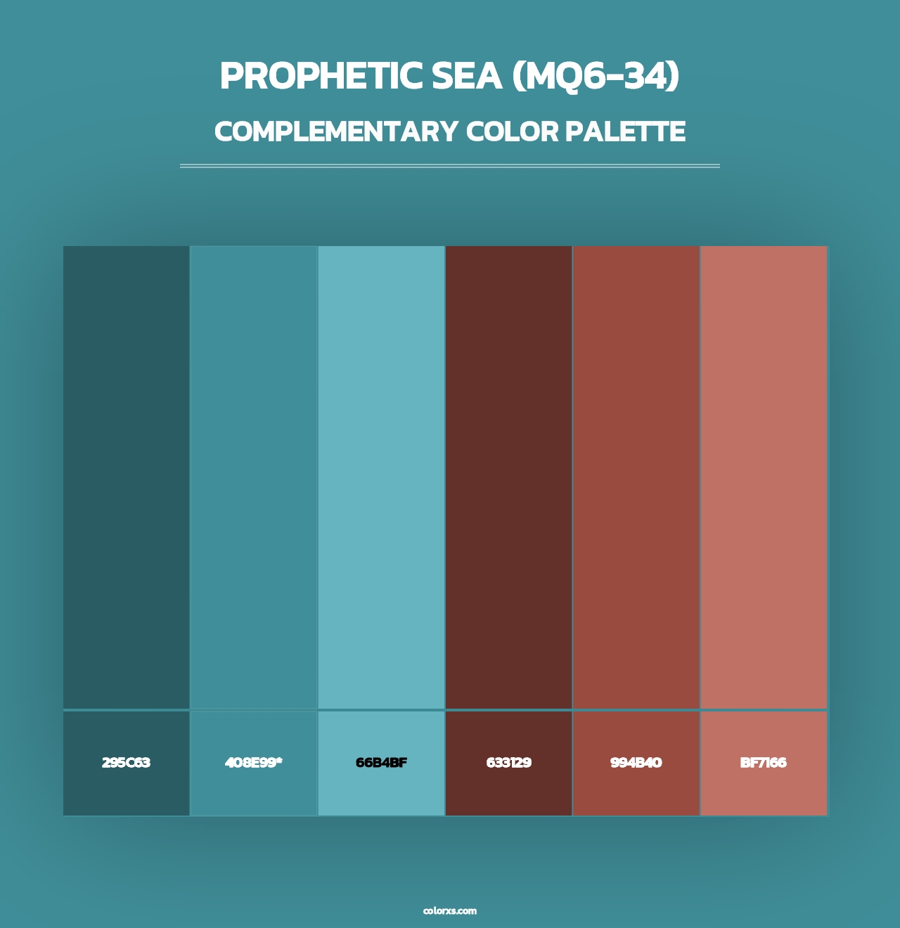 Prophetic Sea (MQ6-34) - Complementary Color Palette