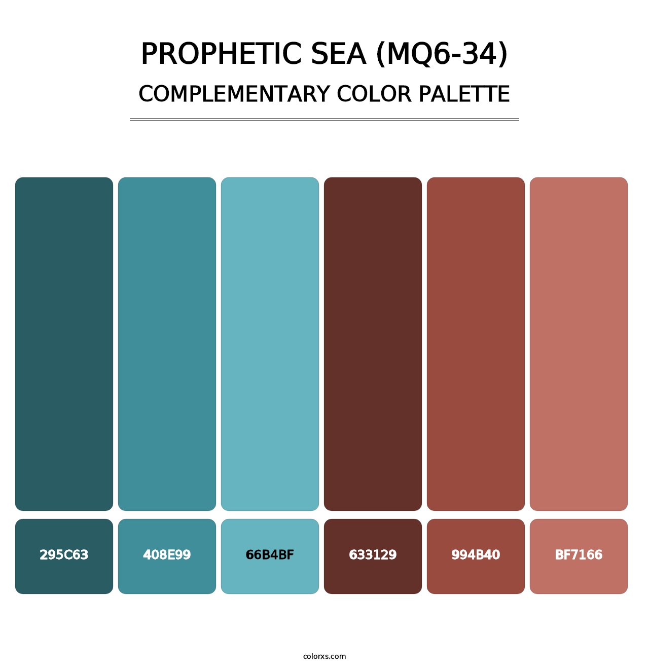 Prophetic Sea (MQ6-34) - Complementary Color Palette