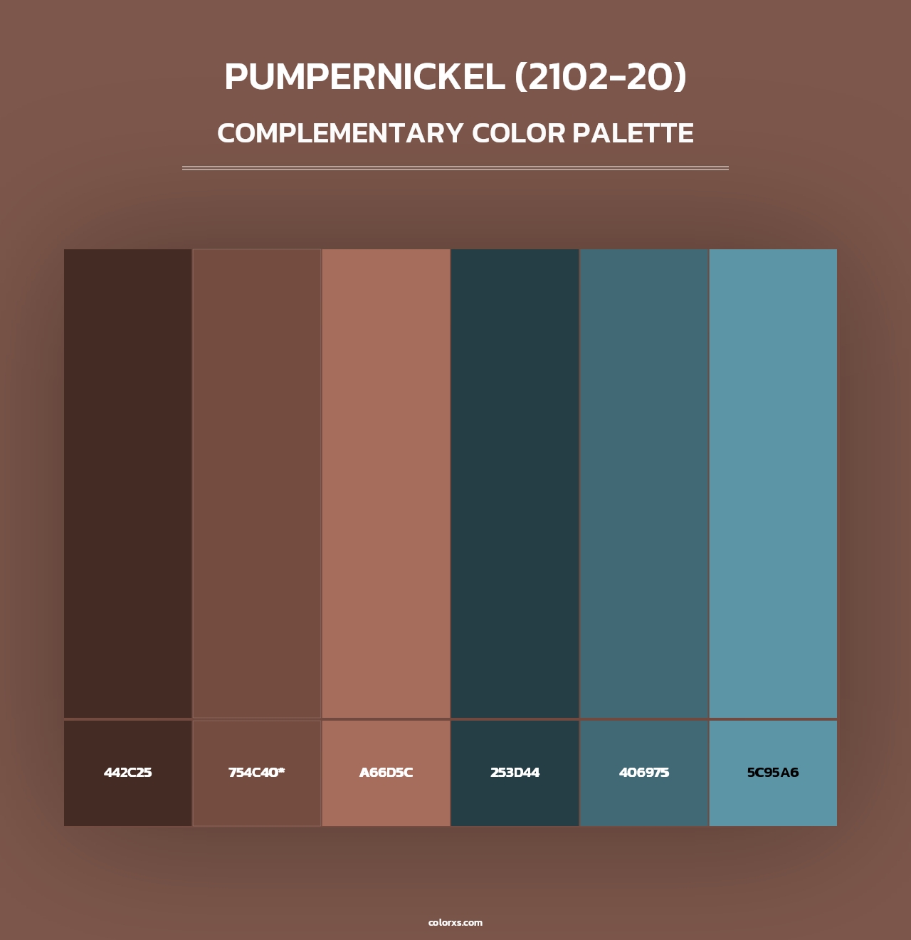 Pumpernickel (2102-20) - Complementary Color Palette