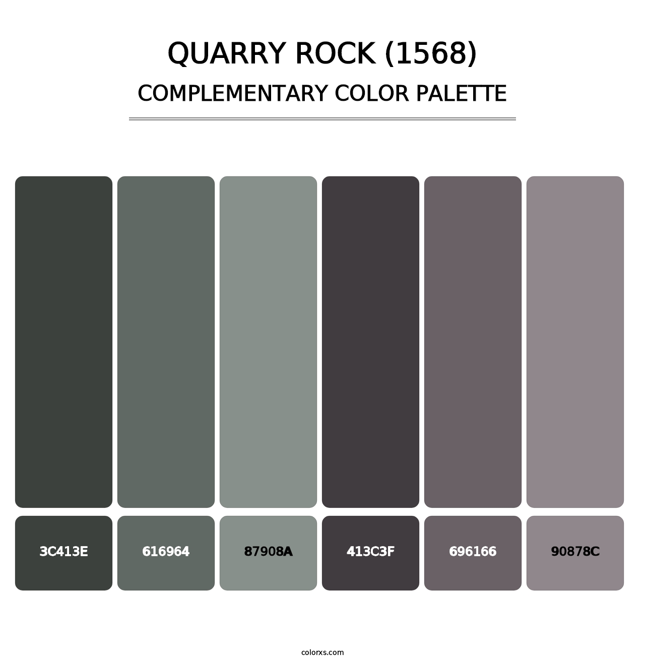 Quarry Rock (1568) - Complementary Color Palette
