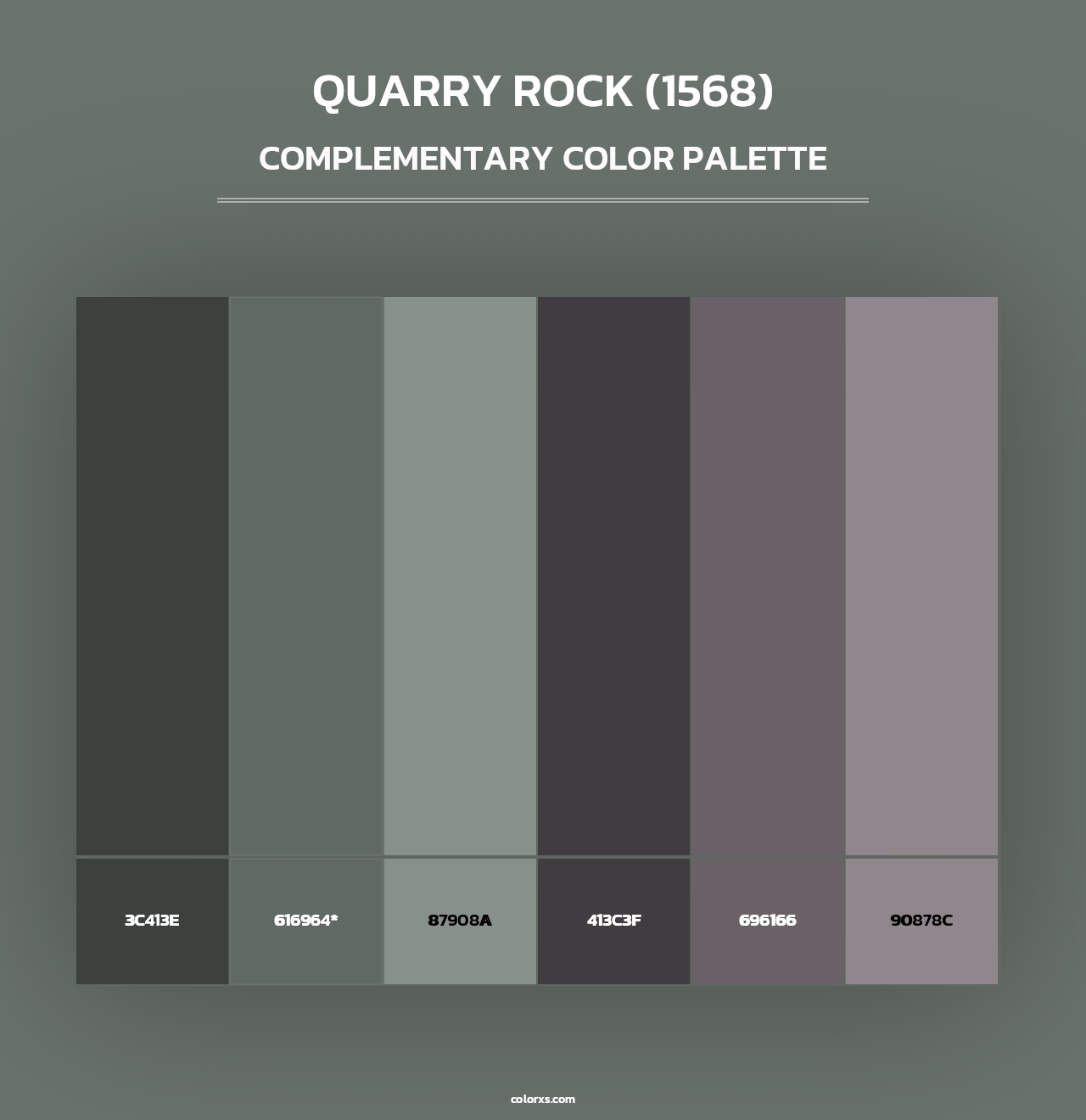 Quarry Rock (1568) - Complementary Color Palette