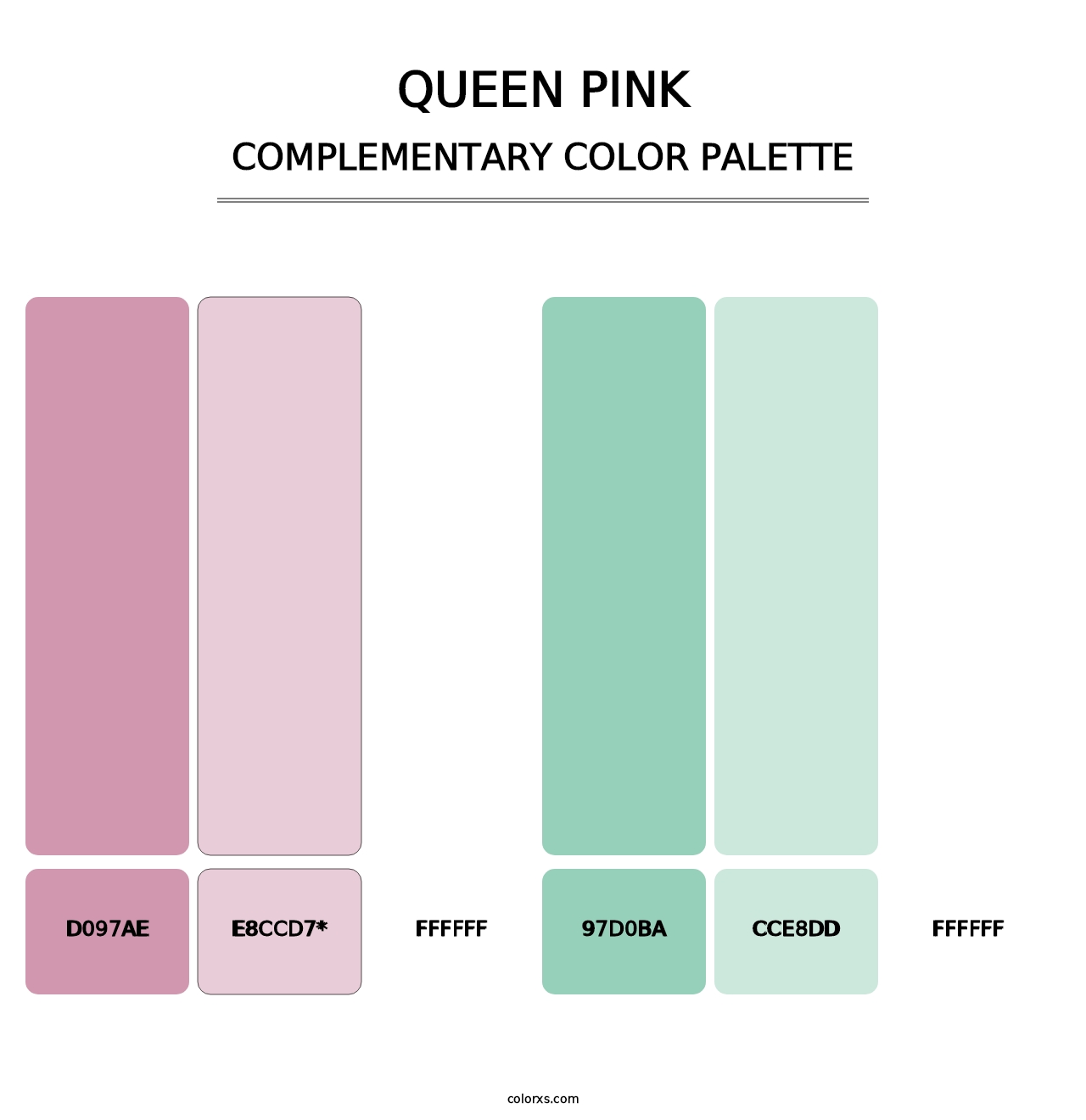 Queen Pink - Complementary Color Palette