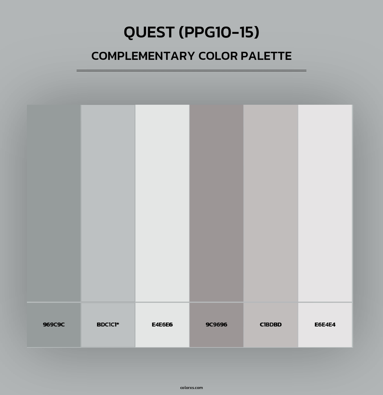Quest (PPG10-15) - Complementary Color Palette