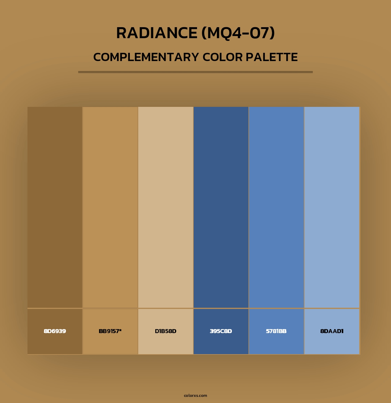 Radiance (MQ4-07) - Complementary Color Palette
