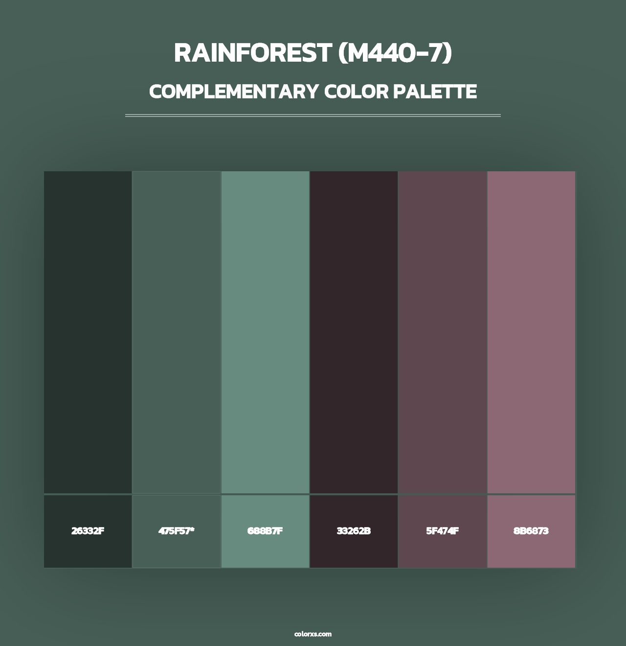 Rainforest (M440-7) - Complementary Color Palette
