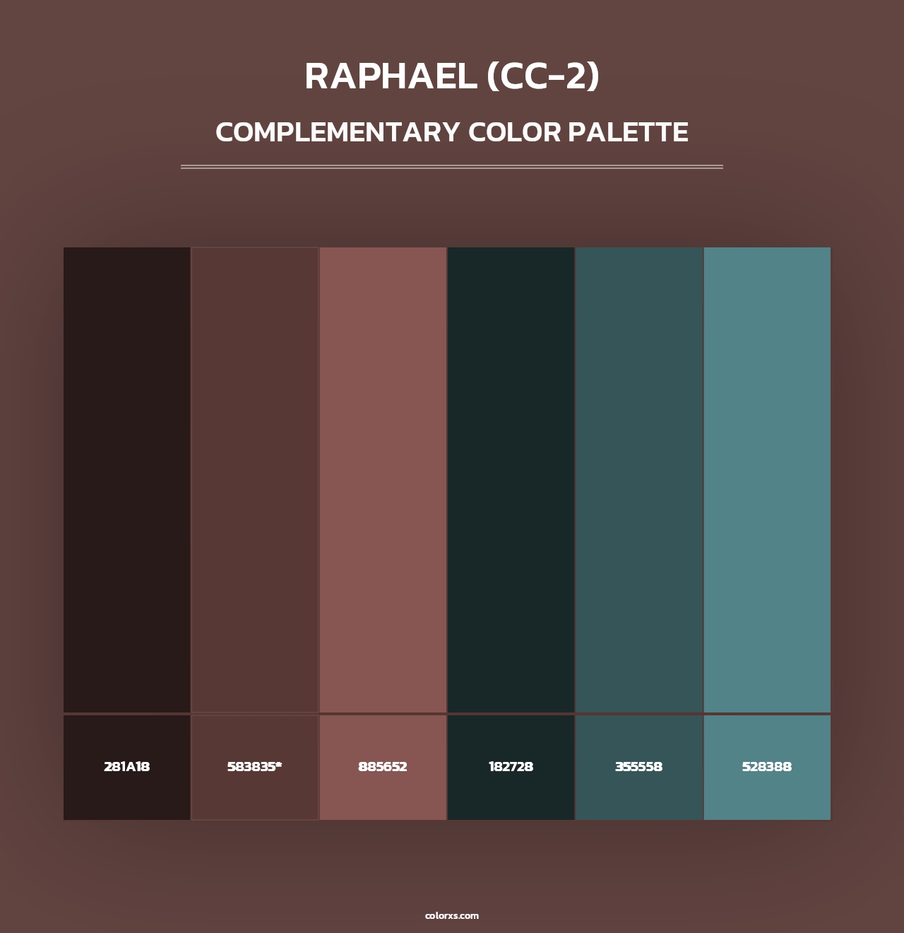 Raphael (CC-2) - Complementary Color Palette