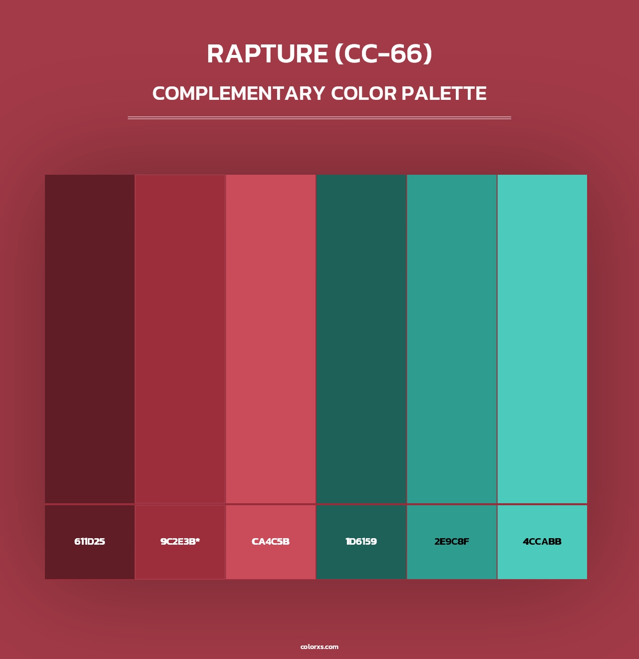 Rapture (CC-66) - Complementary Color Palette