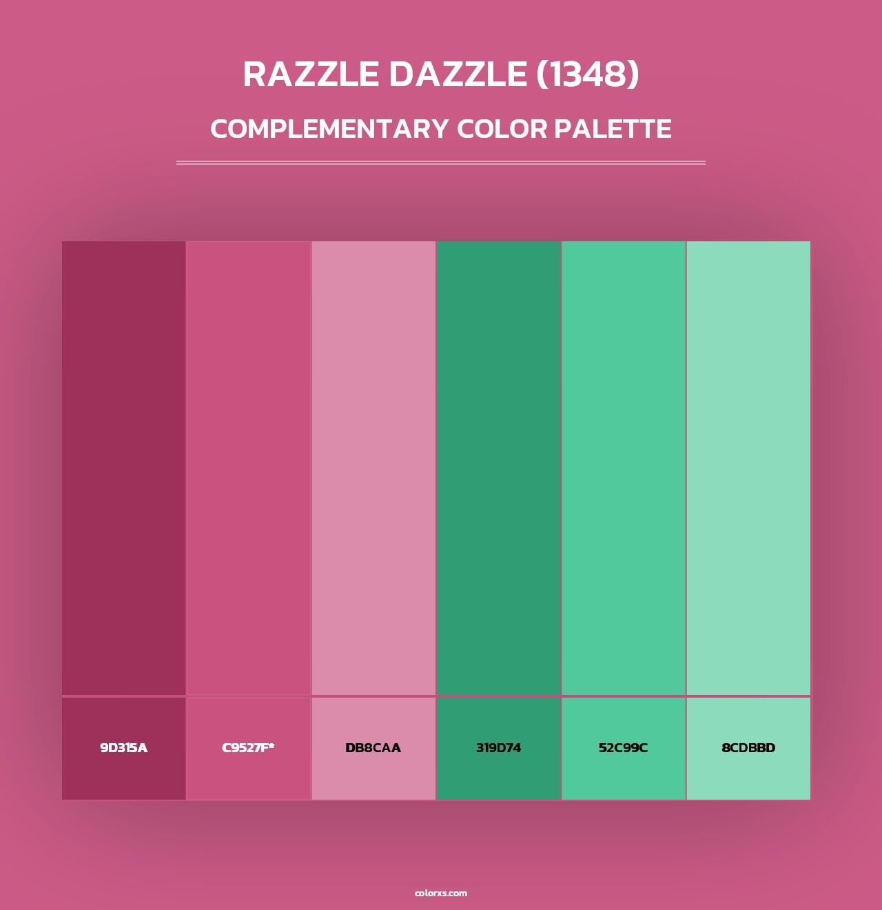 Razzle Dazzle (1348) - Complementary Color Palette