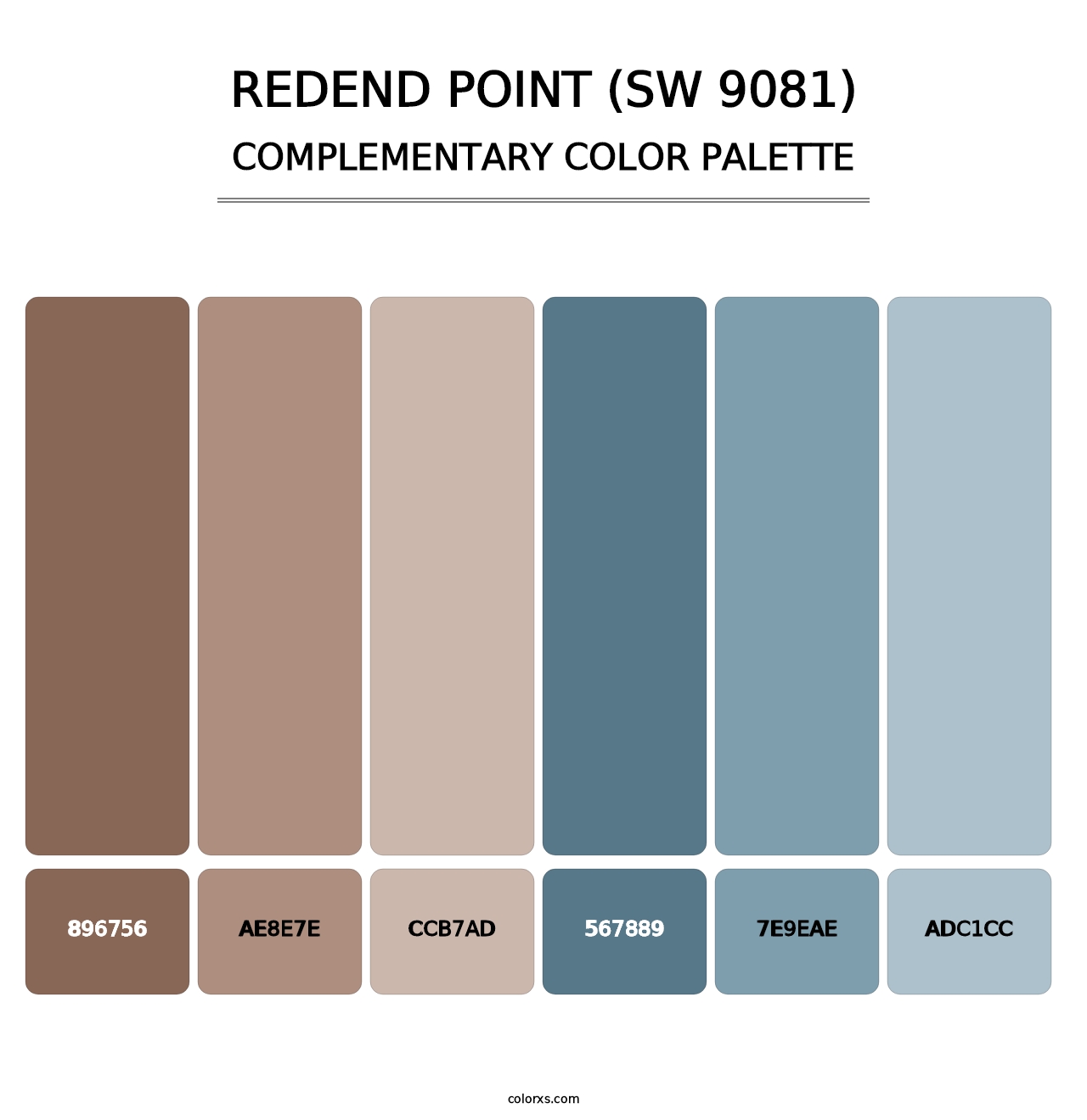 Redend Point (SW 9081) - Complementary Color Palette