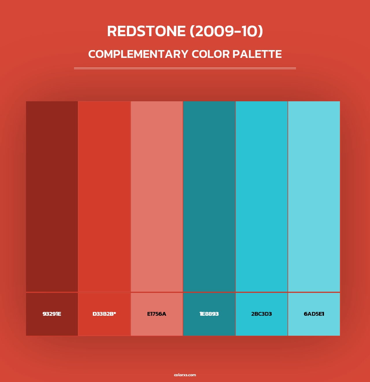 Redstone (2009-10) - Complementary Color Palette
